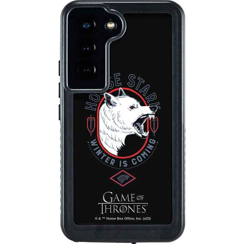 Game of Thrones: House Stark Direwolf Galaxy S24 Waterproof Case